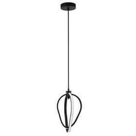 Apliqa Allanon Sarkıt 35 Watt Sarkıt 3 Renkli Ledli Modern Mutfak Banyo Led Salon Sarkıt Siyah Avize