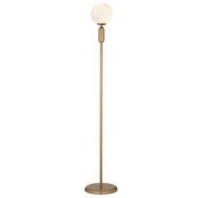 Apliqa Arlo Gold Beyaz Modern Tasarım Metal Lambader