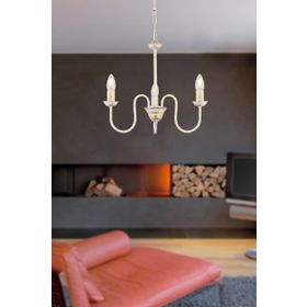 Apliqa Barceto 3 Lü Beyaz Modern Salon Avize