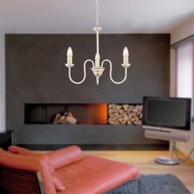 Apliqa Barceto 3 Lü Beyaz Modern Salon Avize