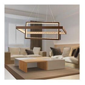 Apliqa Belva Siyah 84 Watt Led Sarkit Avize