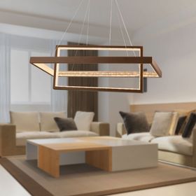 Apliqa Belva Siyah 84 Watt Led Sarkit Avize