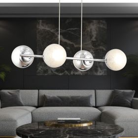 Apliqa Berca Krom Modern Mutfak-Yemek Masası Üstü-Yatak Odası-Salon 4'lü Avize