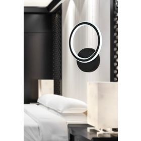 Apliqa Besta Siyah 102 Watt Led Aplik