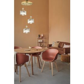 Apliqa Brandy Eskitme 3'lü Yuvarlak Avize