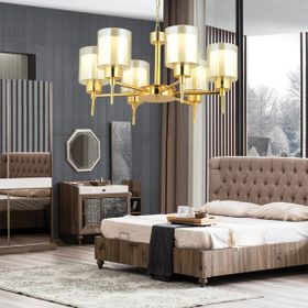 Apliqa Cemre 6'lı Gold Avize