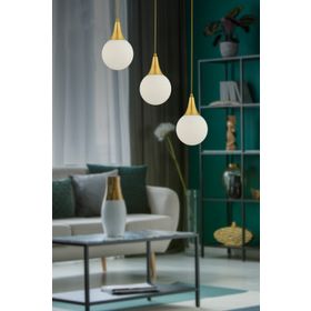 Apliqa Damla 3 Lü Sıralı Eskitme Modern Mutfak Salon Avize