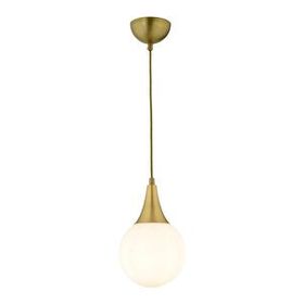Apliqa Damla Gold Tekli Bal Camlı Eskitme Modern Sarkıt Avize