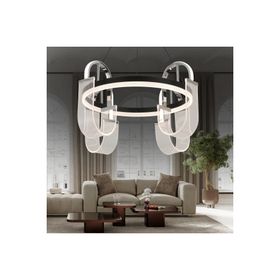 Apliqa Debora 4'lü 65 Watt Ledli Modern Tasarım Oturma Odası Salon Avize