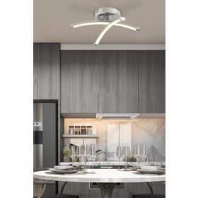 Apliqa Dosse 2 Li Krom 15 Watt Plafonyer Modern Led Avize
