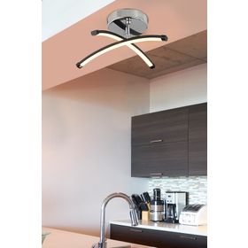 Apliqa Dosse 2 Li Krom 15 Watt Plafonyer Modern Led Avize