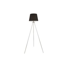 Apliqa Epona Siyah Şapkalı Krom Modern Dekoratif Salon Lambader