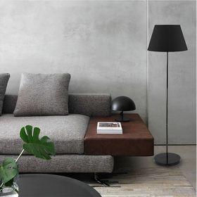 Apliqa Flora Tekli Siyah Lambader