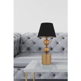 Apliqa Fragile Siyah Şapkalı Eskitme Masa Lambası Modern Tasarım Salon Yatak Odası Abajur