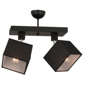 Apliqa Grande 2'li Siyah Modern Koridor Mutfak Salon Plafonyer Avize