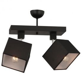 Apliqa Grande 2'li Siyah Modern Koridor Mutfak Salon Plafonyer Avize