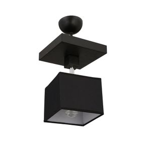 Apliqa Grande Siyah Tekli Modern Koridor Mutfak Salon Plafonyer Avize