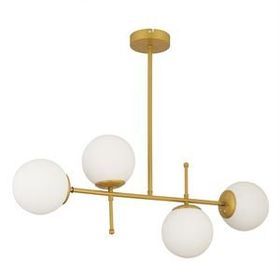 Apliqa Günay 4 Lü Gold Salon Avize