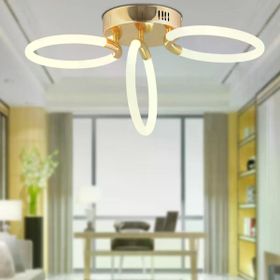 Apliqa Honos 3'lü Gold 39 Watt Ledli Avize