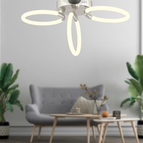 Apliqa Honos Krom 39 W Plafonyer Led 3'lü Avize
