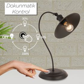 Apliqa İklim Siyah Abajur