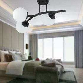 Apliqa İzem 3'lü Siyah Modern Avize