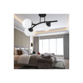 Apliqa İzem 3'lü Siyah Modern Avize