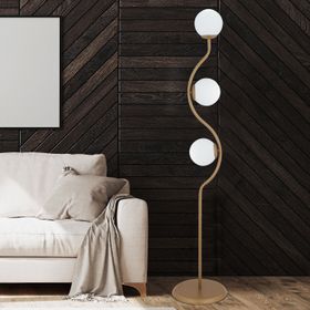 Apliqa Javed 3 Eskitme Metal Kafe Restoran, Salon, Oturma Odası Köşe Lambader