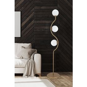 Apliqa Javed 3 Eskitme Metal Kafe Restoran, Salon, Oturma Odası Köşe Lambader