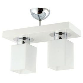 Apliqa Kare 3352-02-WH 2'li Plafonyer Avize