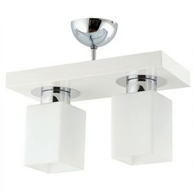 Apliqa Kare 3352-02-WH 2'li Plafonyer Avize