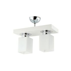 Apliqa Kare 3352-02-WH 2'li Plafonyer Avize