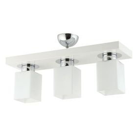 Apliqa Kare 3352-03-WH 3'lü Plafonyer Avize