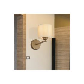 Apliqa Keria Tekli Eskitme Şapkalı Eskitme Duvar Lambası Yatak Odası İçin Modern Aplik
