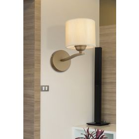 Apliqa Keria Tekli Eskitme Şapkalı Eskitme Duvar Lambası Yatak Odası İçin Modern Aplik
