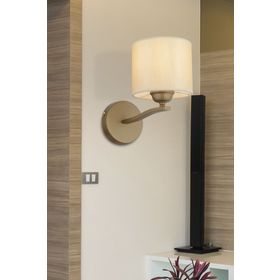 Apliqa Keria Tekli Eskitme Şapkalı Eskitme Duvar Lambası Yatak Odası İçin Modern Aplik