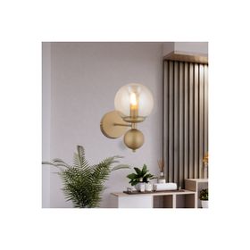 Apliqa Kuvars Tekli Eskitme Bal Camlı Modern Yatak Başı Salon Aplik