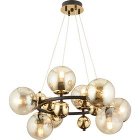 Apliqa Lorento 7 li Gold Yuvarlak Avize