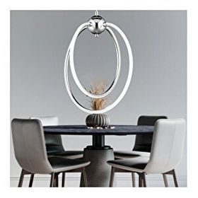 Apliqa Lucca 2'li Krom Sarkit 40 Watt Led Avize