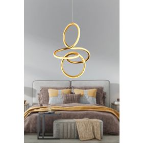Apliqa Lucetta Gold Sarkit 48 Watt Led Avize
