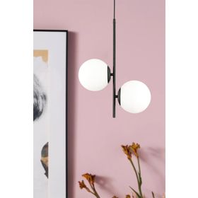 Apliqa Malibu 2 Li Siyah Modern Salon Avize