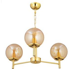 Apliqa Minar 3'lü Gold Kaplama Avize