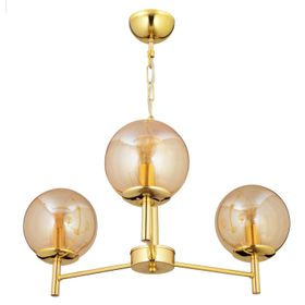 Apliqa Minar 3'lü Gold Kaplama Avize
