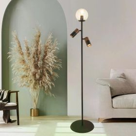 Apliqa Mirela 3'lü Modern Spot Başlıklı Modern Oturma Odası Köşe Salon Lambader