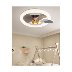 Apliqa Moddy Ledli Mickey Desenli Plafonyer Çocuk Odası Avize