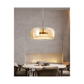 Apliqa Nantes 12 watt 3000K Eskitme Bal Camlı Tekli Led Sarkıt Avize