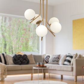 Apliqa Nida 5'li Komple Eskitme Boyalı Modern Mutfak Yatak Odası Salon Avize