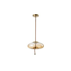 Apliqa Niora Tekli 5 Watt 3000K Eskitme Bal Camlı Led Sarkıt Avize