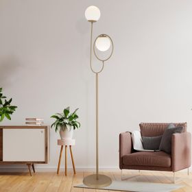 Apliqa Nixie 2'li Eskitme Dekoratif Modern Tasarım Ayaklı Oturma Odası Salon Lambader