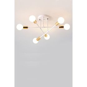 Apliqa Octopus 6'lı Beyaz Modern Avize